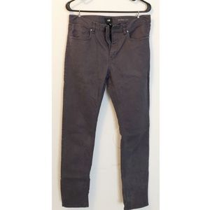 H&M Men’s Dark Gray Twill Slacks